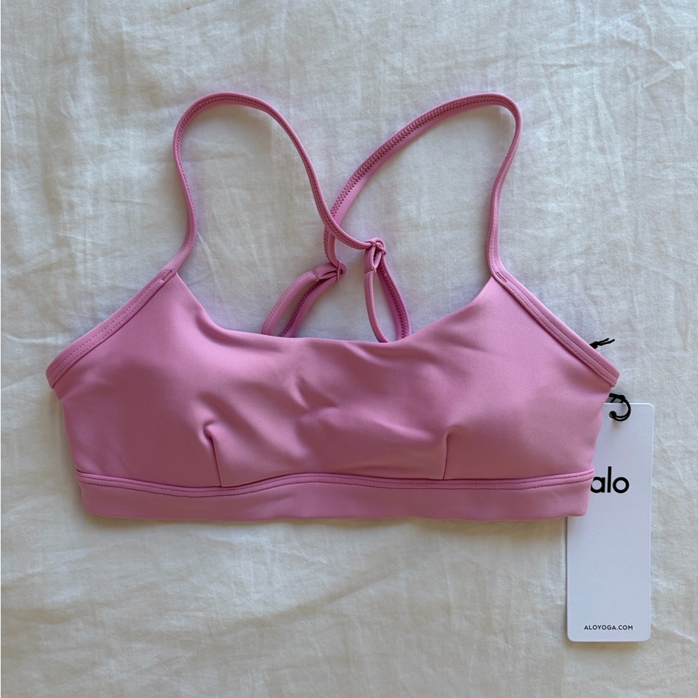 Alo Yoga Pink Airlift Sports Bra